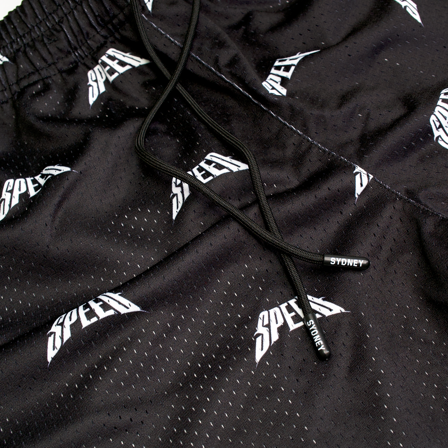 ALL OVER LOGO SHORTS