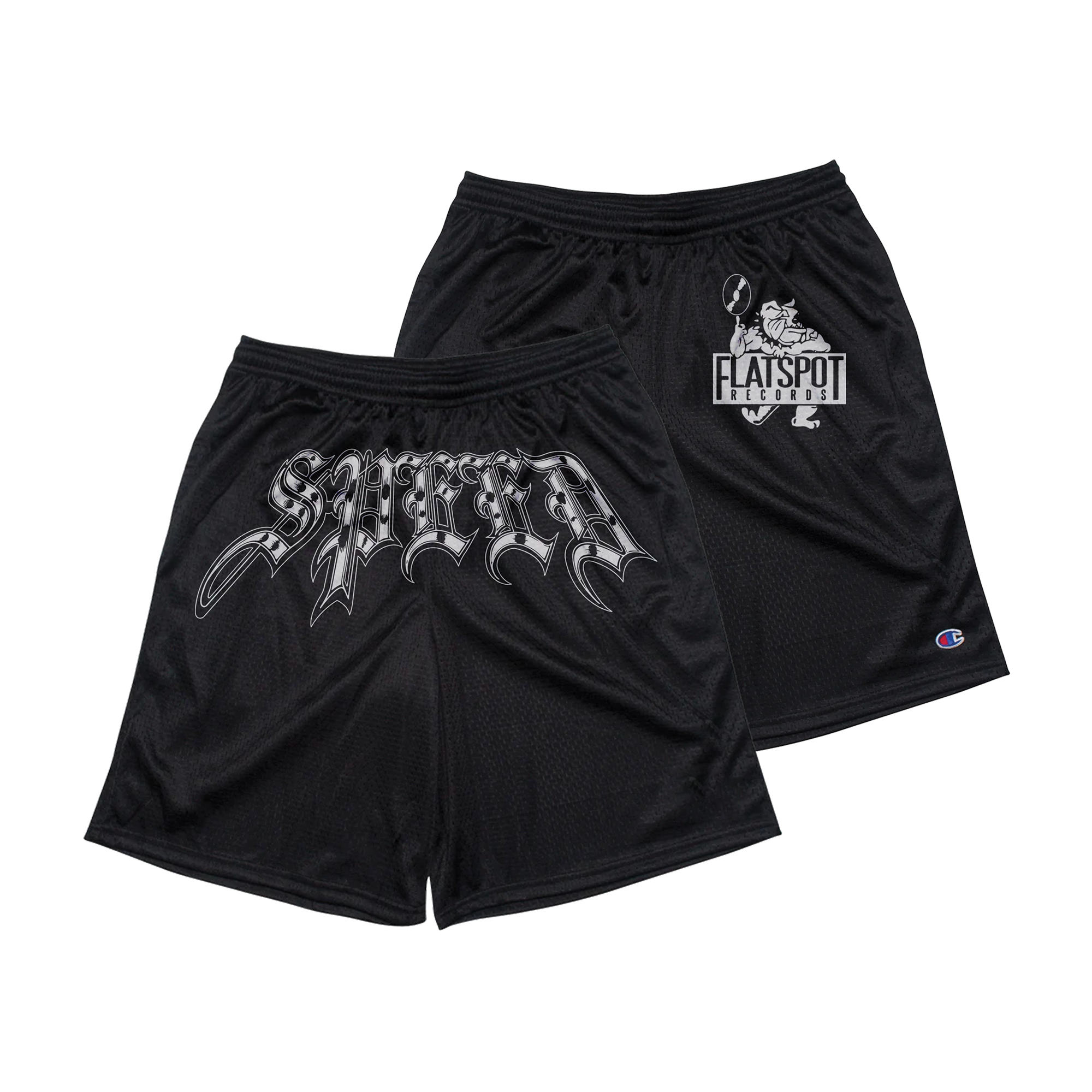 Front logo top basketball shorts
