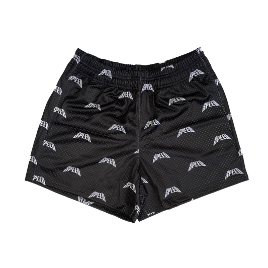 ALL OVER LOGO SHORTS