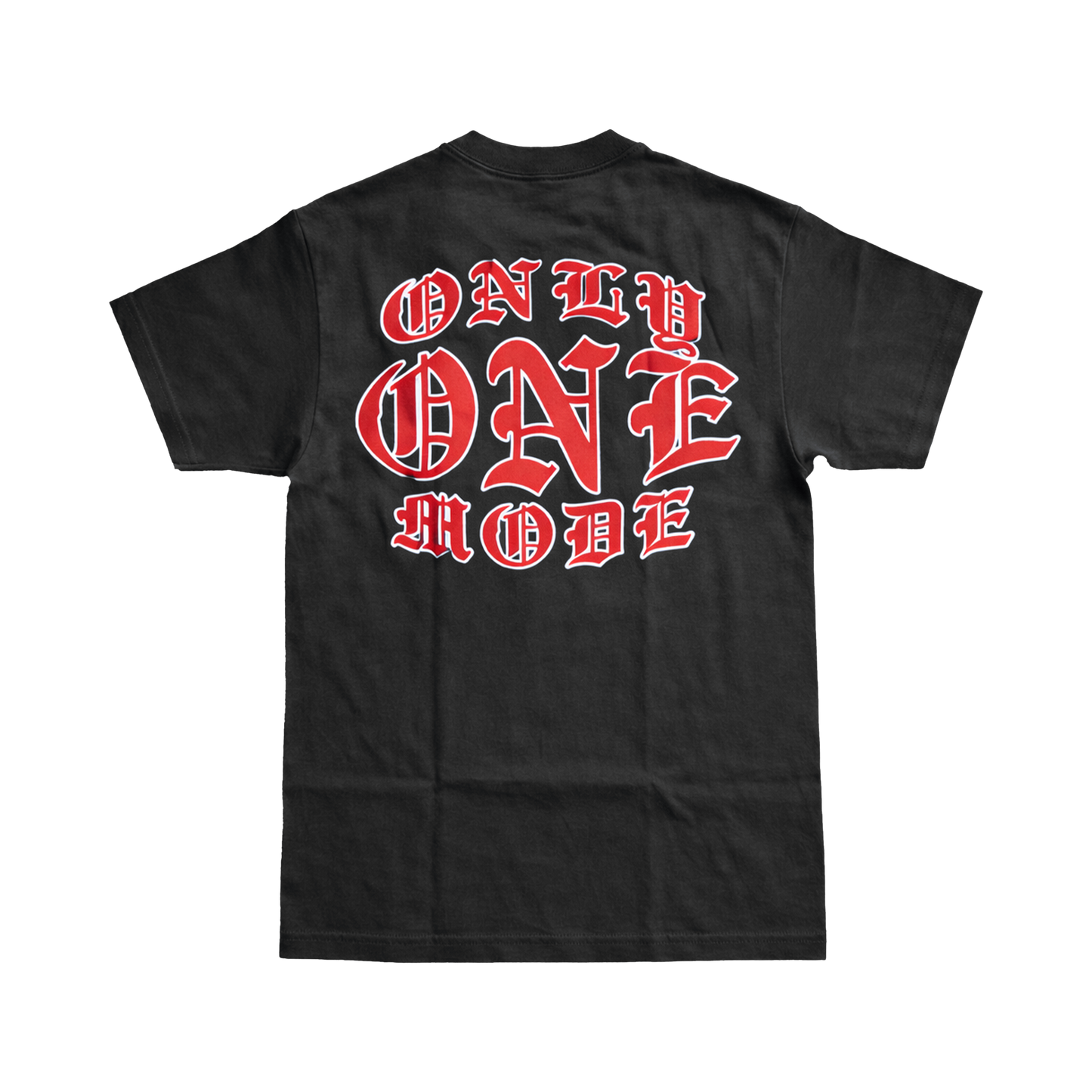 ONLY ONE MODE RED LOGO TEE